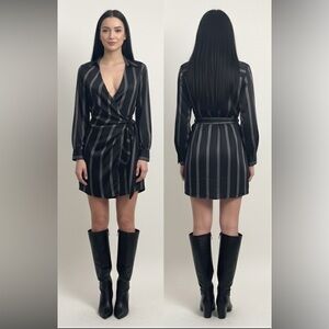 Jonathan Simkhai shirt wrap dress size small